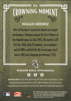 2005 Donruss Diamond Kings #60 Magglio Ordonez Back