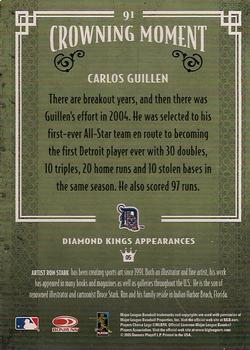 2005 Donruss Diamond Kings #91 Carlos Guillen Back