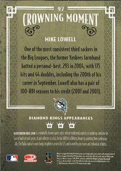 2005 Donruss Diamond Kings #97 Mike Lowell Back