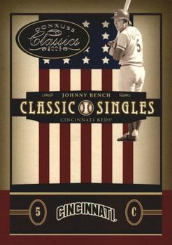 2005 Donruss Classics - Classic Singles #CS-20 Johnny Bench Front