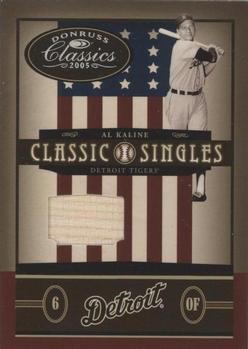 2005 Donruss Classics - Classic Singles Bat #CS-17 Al Kaline Front