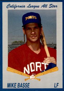 1992 Cal League All-Stars #18 Mike Basse Front