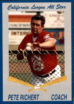 1992 Cal League All-Stars #22 Pete Richert Front