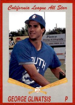 1992 Cal League All-Stars #28 George Glinatsis Front