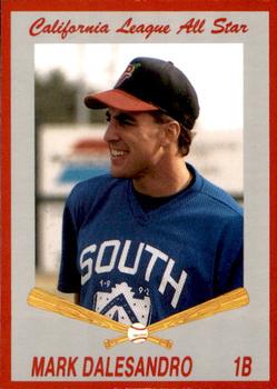 1992 Cal League All-Stars #38 Mark Dalesandro Front