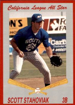 1992 Cal League All-Stars #41 Scott Stahoviak Front