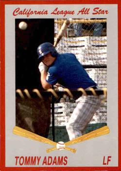 1992 Cal League All-Stars #45 Tommy Adams Front
