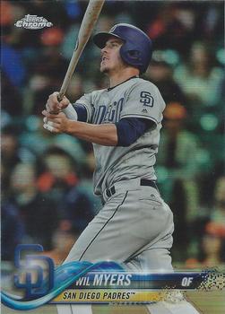 2018 Topps Chrome - Refractor #18 Wil Myers Front