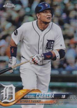 2018 Topps Chrome - Refractor #26 Miguel Cabrera Front
