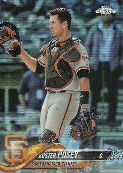 2018 Topps Chrome - Refractor #29 Buster Posey Front