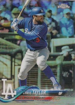 2018 Topps Chrome - Refractor #83 Chris Taylor Front