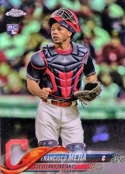 2018 Topps Chrome - Refractor #92 Francisco Mejia Front