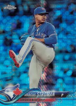 2018 Topps Chrome - Prism Refractor #2 Marcus Stroman Front