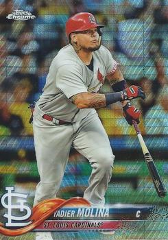 2018 Topps Chrome - Prism Refractor #24 Yadier Molina Front