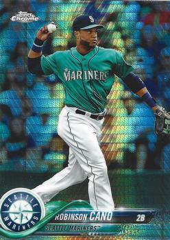 2018 Topps Chrome - Prism Refractor #52 Robinson Cano Front