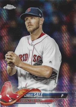 2018 Topps Chrome - Prism Refractor #69 Chris Sale Front