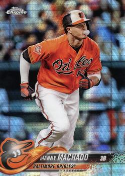2018 Topps Chrome - Prism Refractor #94 Manny Machado Front