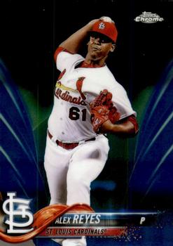 2018 Topps Chrome - Blue Refractor #5 Alex Reyes Front