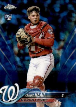 2018 Topps Chrome - Blue Wave Refractor #120 Raudy Read Front