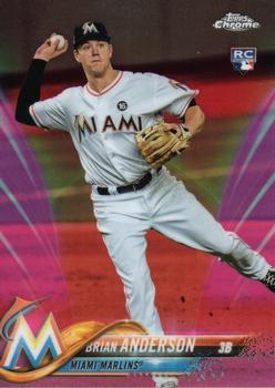 2018 Topps Chrome - Pink Refractor #22 Brian Anderson Front