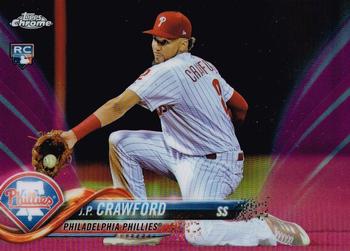 2018 Topps Chrome - Pink Refractor #61 J.P. Crawford Front