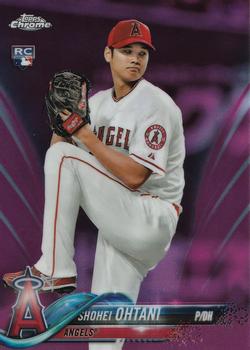 2018 Topps Chrome - Pink Refractor #150 Shohei Ohtani Front