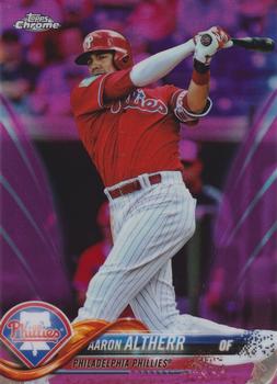 2018 Topps Chrome - Pink Refractor #170 Aaron Altherr Front