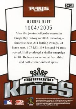 2005 Donruss - Diamond Kings #DK-22 Aubrey Huff Back