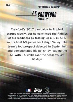 2018 Topps Chrome - Freshman Flash #FF-4 J.P. Crawford Back