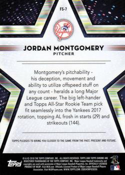 2018 Topps Chrome - Future Stars #FS-7 Jordan Montgomery Back