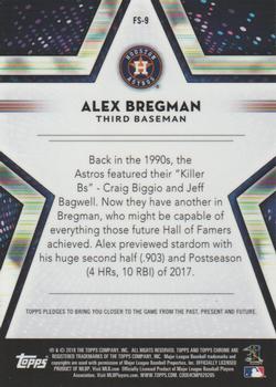 2018 Topps Chrome - Future Stars #FS-9 Alex Bregman Back