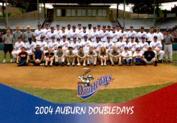 2004 Auburn Doubledays #1 Team Photo Front
