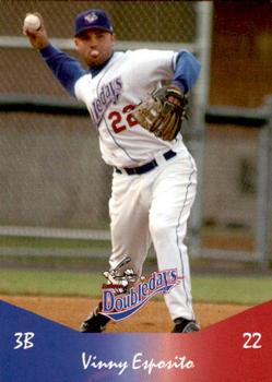 2004 Auburn Doubledays #9 Vinny Esposito Front