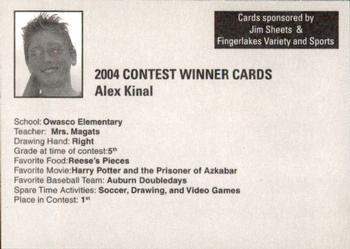 2004 Auburn Doubledays #47 Alex Kinal Back