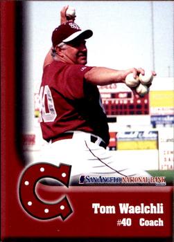 2002 San Angelo Colts #24 Tom Waelchli Front
