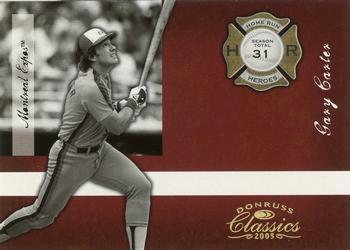 2005 Donruss Classics - Home Run Heroes Gold #HR-28 Gary Carter Front