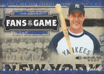 2005 Donruss - Fans of the Game #FG-2 John C. McGinley Front