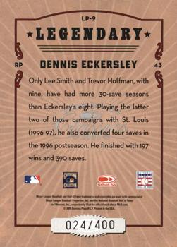 2005 Donruss Classics - Legendary Lumberjacks #LP-9 Dennis Eckersley Back