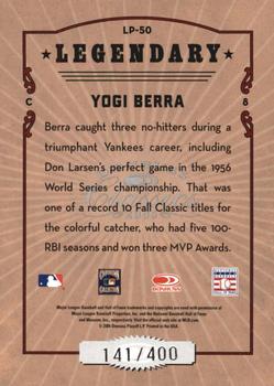 2005 Donruss Classics - Legendary Lumberjacks #LP-50 Yogi Berra Back