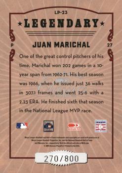 2005 Donruss Classics - Legendary Players #LP-23 Juan Marichal Back