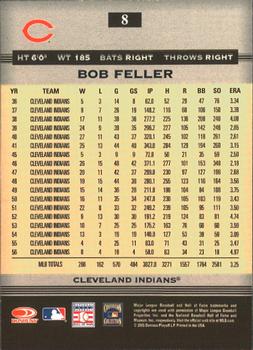 2005 Donruss Greats #8 Bob Feller Back