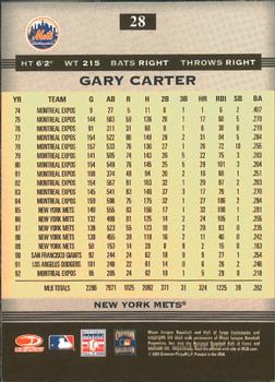 2005 Donruss Greats #28 Gary Carter Back