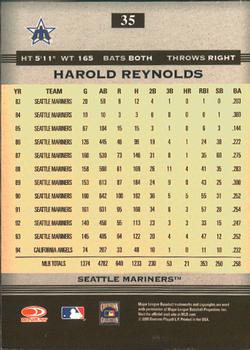 2005 Donruss Greats #35 Harold Reynolds Back