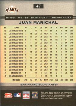 2005 Donruss Greats #47 Juan Marichal Back