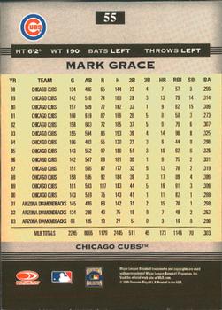 2005 Donruss Greats #55 Mark Grace Back