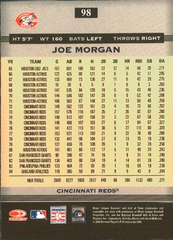 2005 Donruss Greats #98 Joe Morgan Back