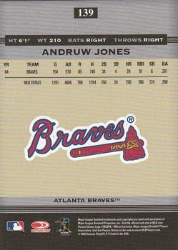 2005 Donruss Greats #139 Andruw Jones Back
