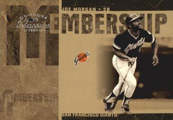 2005 Donruss Classics - Membership #MS-15 Joe Morgan Front