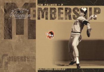 2005 Donruss Classics - Membership #MS-22 Jim Palmer Front