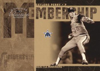 2005 Donruss Classics - Membership #MS-25 Gaylord Perry Front